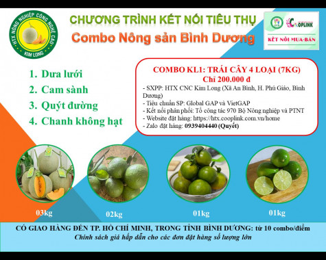 Thí điểm kết nối tiêu thụ nông sản Bình Dương