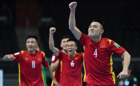 Cầm hòa CH Czech, đội tuyển Futsal Việt Nam giành vé vào chơi vòng 1/8