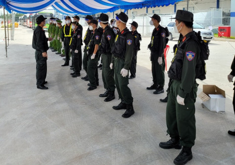 Công an TX.Bến Cát: Bảo đảm an toàn khu cách ly, điều trị y tế