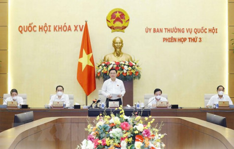 Bế mạc Phiên họp thứ ba của Ủy ban Thường vụ Quốc hội