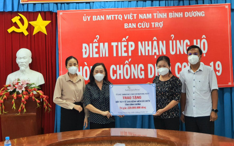 Tiếp nhận vật tư y tế, nguồn lực hỗ trợ phòng, chống dịch từ doanh nghiệp và tổ chức phi chính phủ SPIR