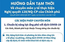 Hướng dẫn tạm thời về chuyên môn y tế thực hiện Nghị quyết số 128/NQ-CP của Chính phủ