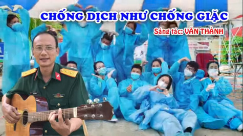 Người lính chống dịch bằng âm nhạc