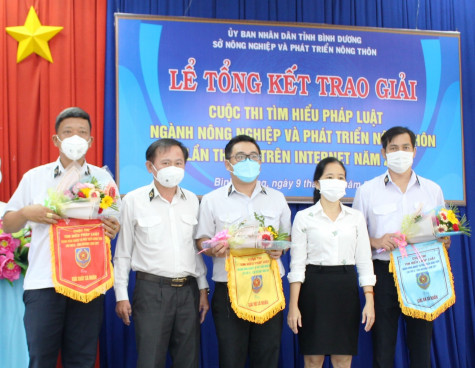 Tổng kết trao giải cuộc thi tìm hiểu pháp luật ngành Nông nghiệp và Phát triển Nông thôn 2021