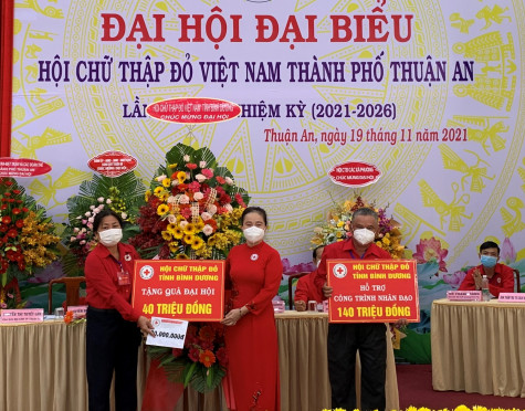 Đại hội đại biểu Hội Chữ thập đỏ Việt Nam TP.Thuận An lần thứ VIII