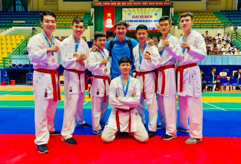 Karate Bình Dương lên đường tham dự giải Quốc gia 2021