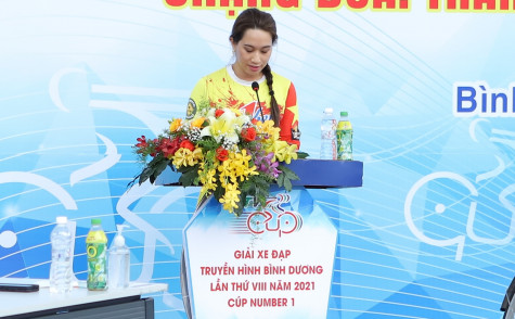 Tranh tài hấp dẫn ở chặng 2 giải đua xe đạp Bình Dương tranh Cup Number 1