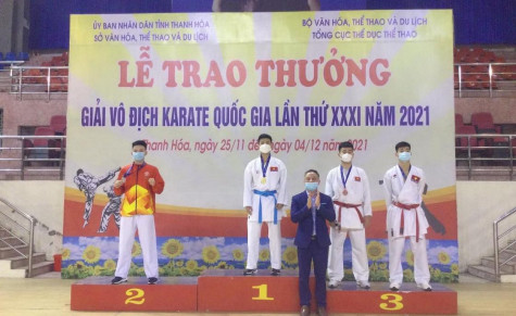 Karate Bình Dương kết thúc sớm giải Quốc gia vì dịch bệnh Covid-19