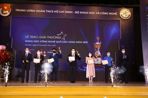 Trà Dr Thanh lần thứ 10 đồng hành cùng sự kiện tôn vinh các tài năng khoa học công nghệ quốc gia