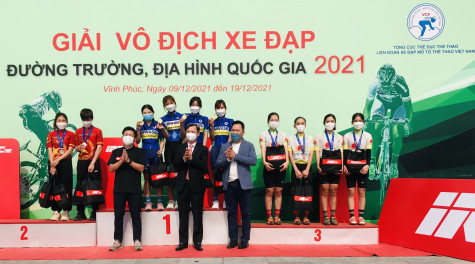 Giải vô địch xe đạp quốc gia 2021: Bình Dương giành hạng Ba toàn đoàn