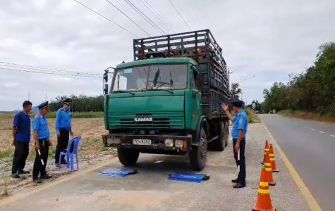 Trên 500 trường hợp quá khổ, quá tải trọng bị xử lý