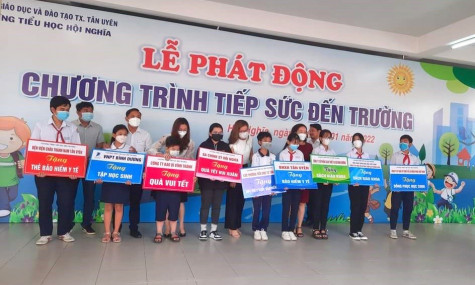 TX.Tân Uyên: Phát động chương trình “Tiếp sức đến trường – Xuân yêu thương”