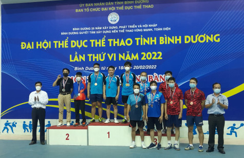 Đại hội Thể dục thể thao tỉnh Bình Dương 2022: Kết thúc 2 môn cờ tướng và bóng bàn