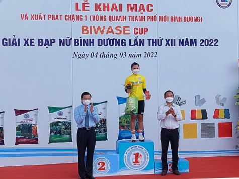 Giải xe đạp nữ Bình Dương lần thứ XII năm 2022 - Cúp Biwase: Như Quỳnh bất ngờ về nhất chặng 1