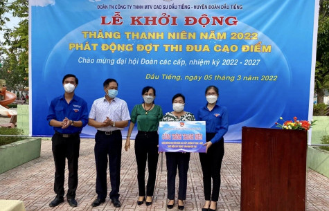 Huyện Dầu Tiếng phát động Tháng Thanh niên năm 2022