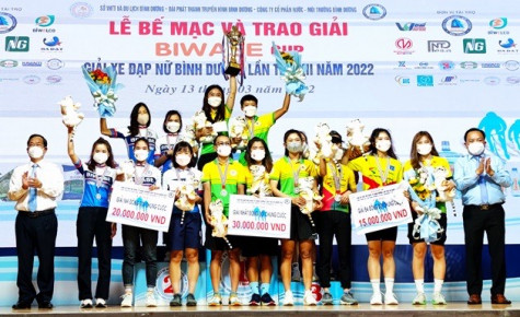 Giải xe đạp nữ Bình Dương lần thứ XII năm 2022 - Cúp Biwase: Chủ nhà bảo vệ thành công “áo vàng”