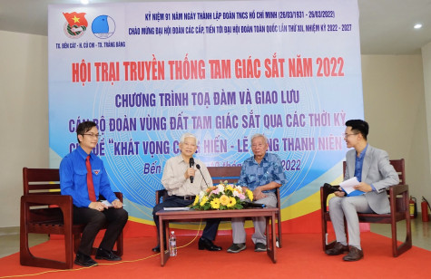 Tọa đàm và giao lưu cán bộ Đoàn vùng đất Tam giác sắt qua các thời kỳ