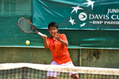 Tay vợt trẻ Bình Dương dự Chung kết vòng loại giải Junior Davis Cup khu vực châu Á – Thái Bình Dương 2022