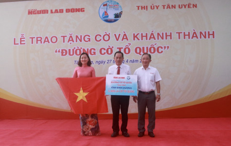 Khánh thành “Đường cờ Tổ quốc”