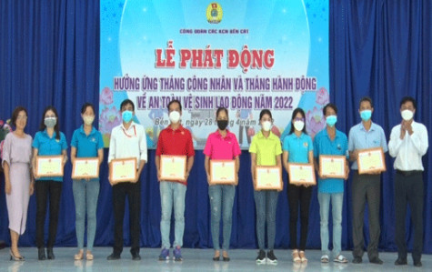 TX.Bến Cát: Phát động hưởng ứng tháng công nhân, tháng hành động về an toàn, vệ sinh lao động