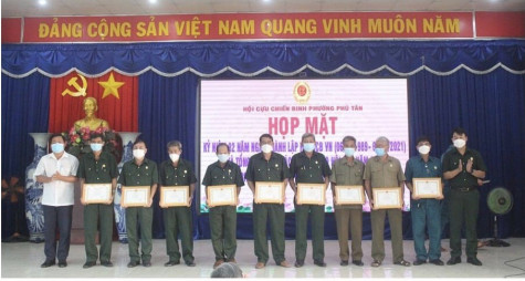 Hội Cựu chiến binh phường Phú Tân: Giúp nhau cùng phát triển