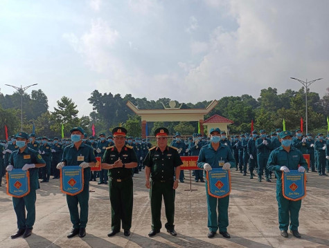 TP.Dĩ An: Gần 300 chiến sĩ tham gia hội thao Trung đội Dân quân cơ động năm 2022