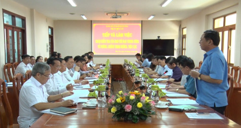 Đoàn kiểm tra Ban chỉ đạo Trung ương về phòng, chống tham nhũng, tiêu cực làm việc tại TX.Bến Cát