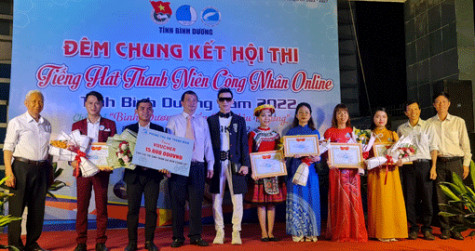 Chung kết hội thi tiếng hát Thanh niên công nhân online Bình Dương năm 2022