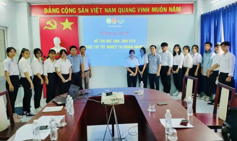 Trung tâm Hỗ trợ Thanh niên công nhân và Lao động trẻ tỉnh: Hỗ trợ học sinh, sinh viên thực tập tại doanh nghiệp