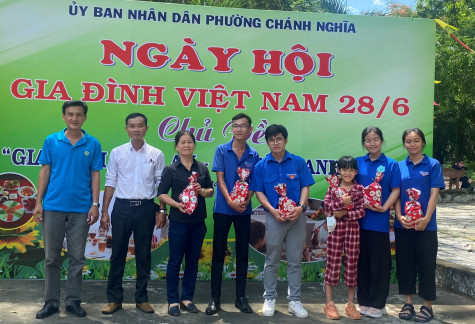 Phường Chánh Nghĩa: Phát huy tốt phong trào xây dựng gia đình văn hóa