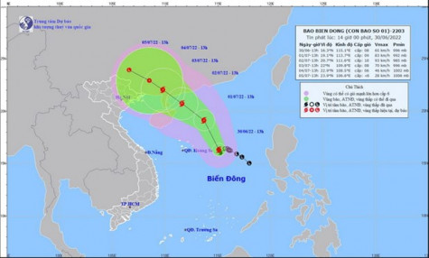 Theo dõi sát và không mất cảnh giác với bão số 1 gây ra