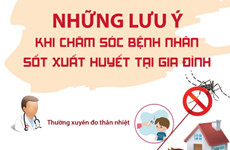 Những lưu ý khi chăm sóc bệnh nhân sốt xuất huyết tại gia đình