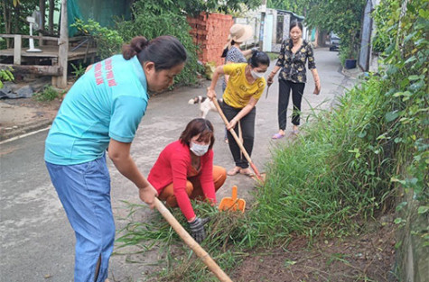 TP.Thủ Dầu Một: Ra quân làm vệ sinh môi trường, phòng, chống dịch sốt xuất huyết