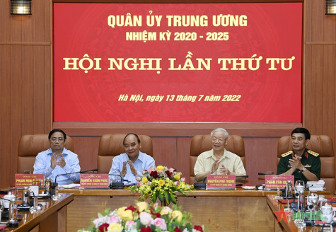 Tổng Bí thư Nguyễn Phú Trọng chủ trì Hội nghị Quân ủy Trung ương