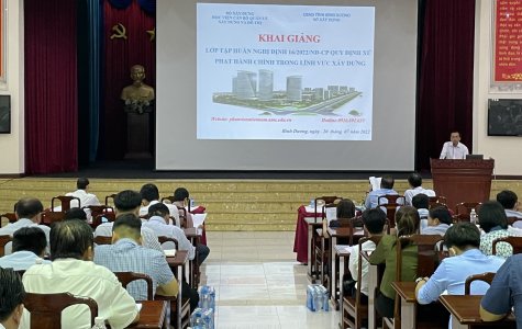 Sở Xây dựng triển khai Nghị định số 16/2022/NĐ-CP của Chính phủ