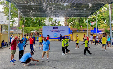 TP.Thuận An: Khai mạc giải bi sắt truyền thống lần thứ 2 năm 2022