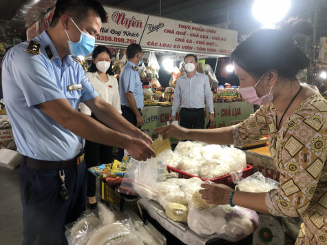 Tăng cường kiểm soát, bảo đảm an toàn thực phẩm trên thị trường