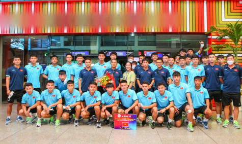 U19 Việt Nam đến Bình Dương sẵn sàng cho giải U19 quốc tế 2022