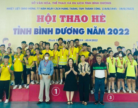 Hội thao hè tỉnh Bình Dương năm 2022: TP.Dĩ An dẫn đầu môn bóng bàn