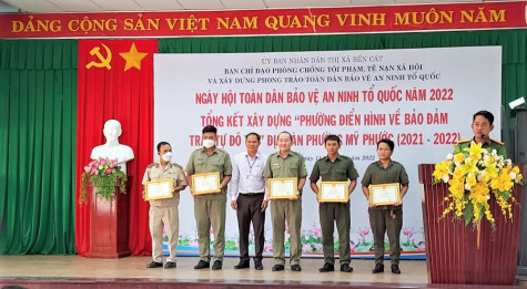 TX.Bến Cát: Xây dựng “Phường điển hình về bảo đảm trật tự đô thị”