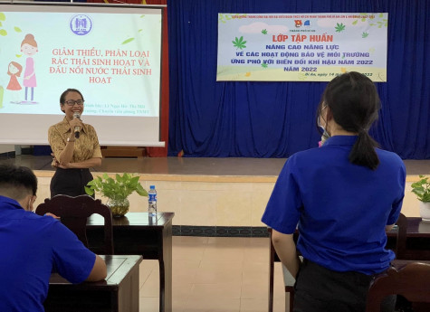 TP.Dĩ An: Hơn 150 thanh niên tham gia tập huấn về hoạt động bảo vệ môi trường