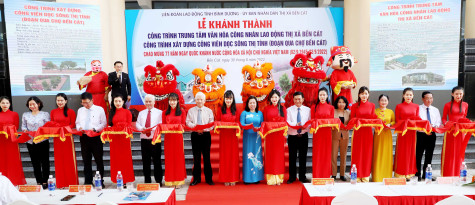 TX.Bến Cát: Khánh thành một số công trình văn hóa