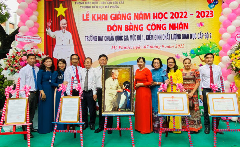 Trường tiểu học Mỹ Phước: Điểm sáng về chất lượng giáo dục