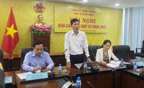 Ban Tuyên giáo Tỉnh ủy: Tổ chức hội nghị báo cáo viên cấp tỉnh quý III-2022