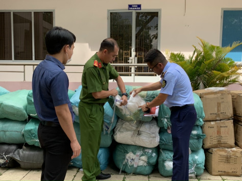 Cục Quản lý thị trường tỉnh: Tiêu hủy hàng ngàn tang vật là vật tư y tế