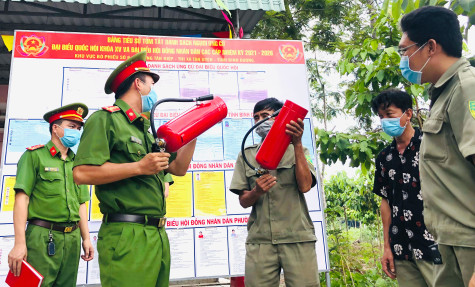 Phát huy phương châm “4 tại chỗ” trong phòng cháy, chữa cháy