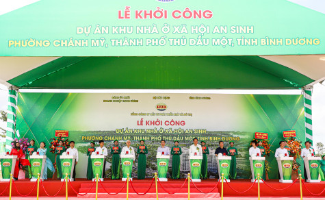 Khởi công Dự án đầu tư xây dựng khu nhà ở xã hội An Sinh