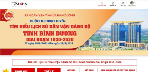 Cuộc thi tìm hiểu lịch sử dân vận Đảng bộ tỉnh: Thu hút đông đảo thí sinh tham gia