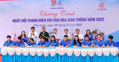 Nhiều hoạt động ý nghĩa tại Ngày hội Thanh niên với văn hóa giao thông