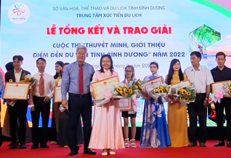 Trao giải cuộc thi “Thuyết minh, giới thiệu điểm đến du lịch tỉnh Bình Dương” năm 2022